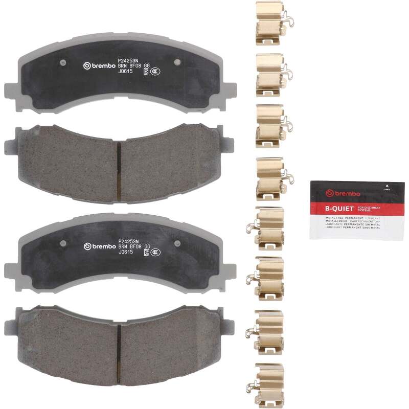 Brembo OE P24253N - BREP24253N - Brembo OE 2023 Ford Bronco/Expedition/21-23 F-150 PRIME Ceramic Brake Pad - Front - Shipped in Europe - Tuningsupply.com