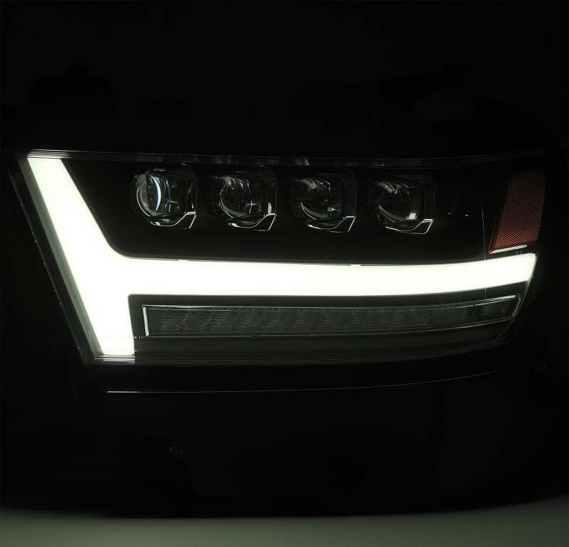AlphaRex - ARX880516 - AlphaRex 19-20 Ram 1500HD NOVA LED Proj Headlights Plank Style Gloss Blk w/Activ Lght/Seq Signal/DRL - Shipped in Europe - Tuningsupply.com