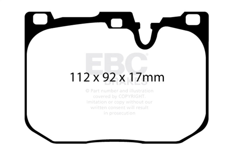 EBC DP22130 - EBCDP22130 - EBC 14+ BMW 228 Coupe 2.0 Turbo Brembo calipers Greenstuff Front Brake Pads - Shipped in Europe - Tuningsupply.com