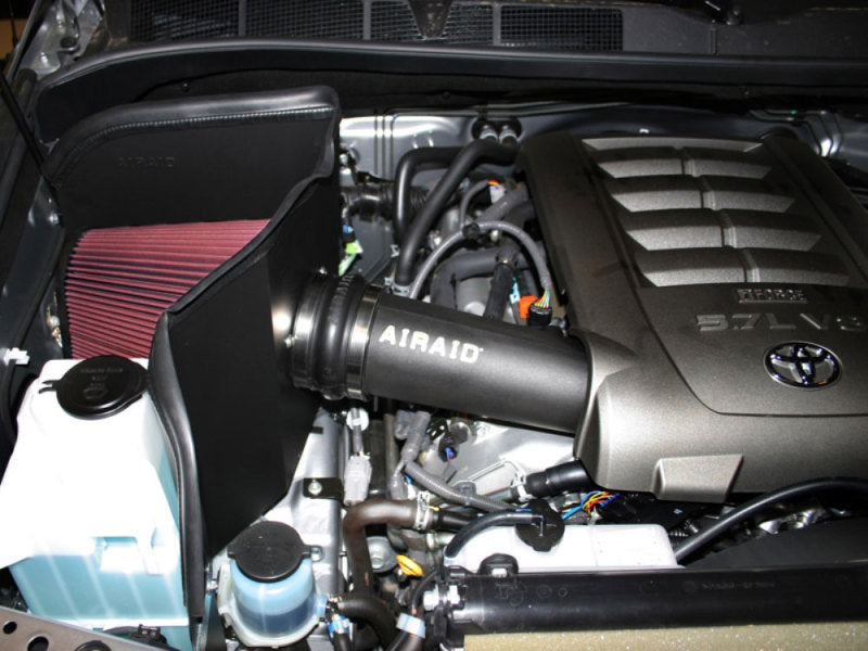 Airaid 511-213 - AIR511-213 - Airaid 07-14 Toyota Tundra/Sequoia 4.6L/5.7L V8 CAD Intake System w/ Tube (Dry / Red Media) - Shipped in Europe - Tuningsupply.com
