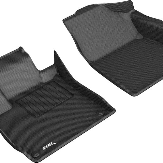 3D MAXpider L1HD09811509 - ACEL1HD09811509 - 3D MAXpider 2018-2020 Honda Accord Kagu 1st Row Floormat - Black - Shipped in Europe - Tuningsupply.com
