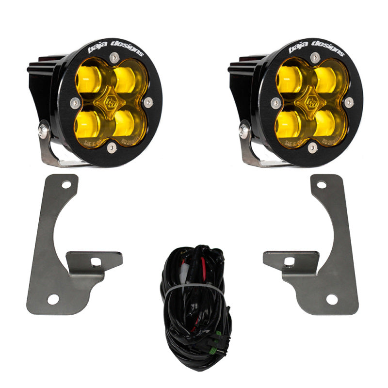 Baja Designs 587525 - BAJ587525 - Baja Designs 10 - 18 Jeep JK Rubicon Squadron R SAE Light Kit - Amber - Shipped in Europe - Tuningsupply.com