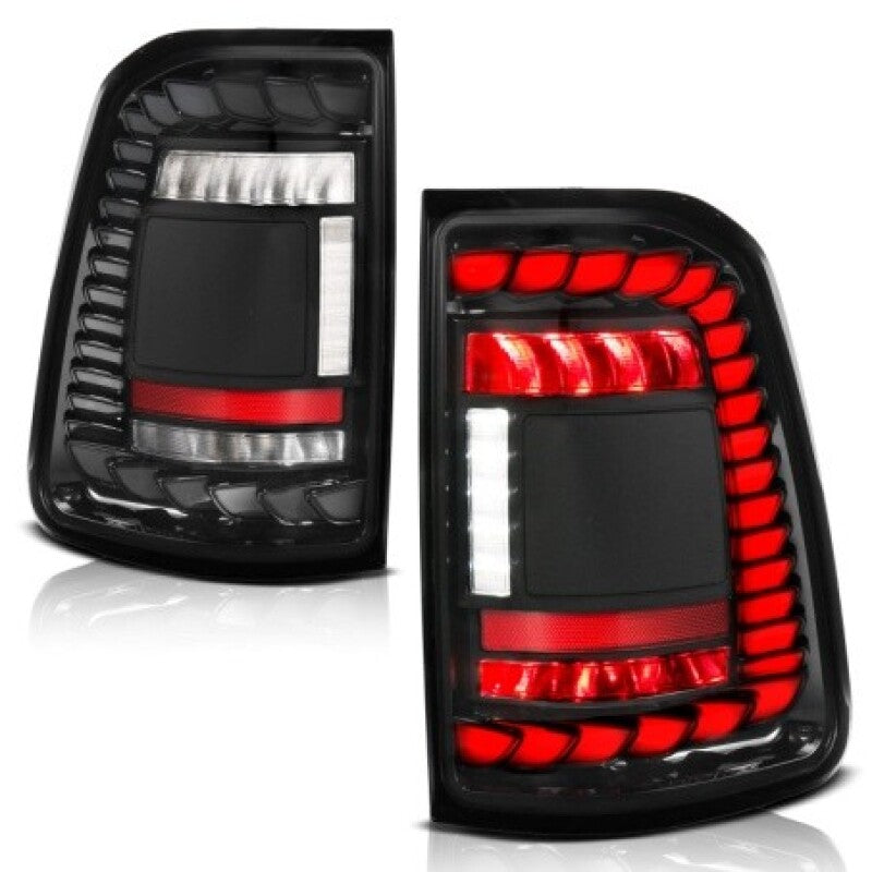 ANZO 311481A - ANZ311481A - ANZO 19-24 RAM 1500 (Factory LED Models ONLY) Full LED Tail Lights SeqSig Black - Pair - Shipped in Europe - Tuningsupply.com