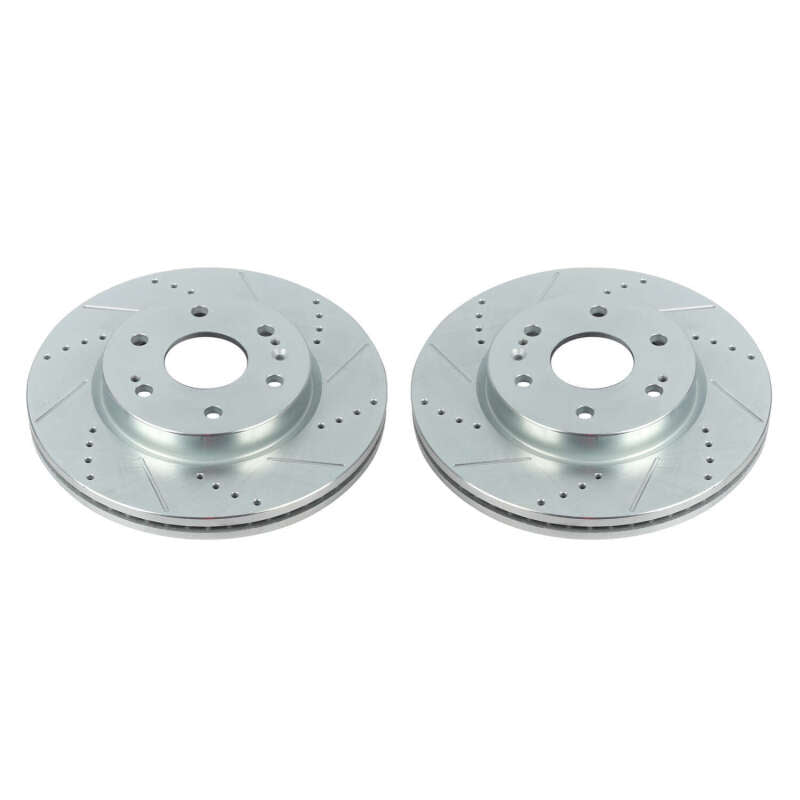 PowerStop AR84103XPR - PSBAR84103XPR - Power Stop 19-20 Chevrolet Silverado 1500 Front Evolution Drilled & Slotted Rotors - Pair - Shipped in Europe - Tuningsupply.com