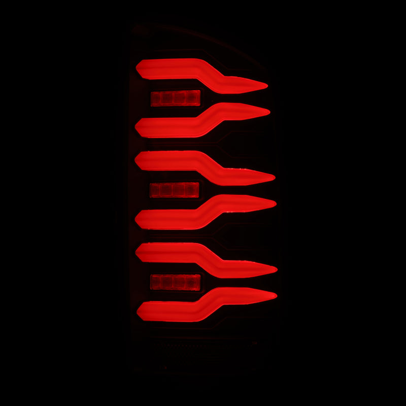 AlphaRex 641040 - ARX641040 - AlphaRex 07-08 Dodge Ram 1500/07-09 Dodge Ram 2500+3500 Luxx-Series LED Tail Lights (Pair) Black - Shipped in Europe - Tuningsupply.com