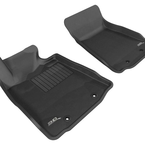 3D MAXpider L1NS03811509 - ACEL1NS03811509 - 3D MAXpider 2009-2019 Nissan 370Z Kagu 1st Row Floormat - Black - Shipped in Europe - Tuningsupply.com