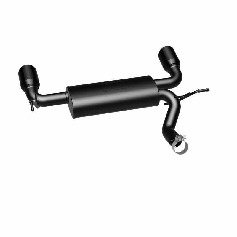 Magnaflow 15160 - MAG15160 - MagnaFlow 07-17 Jeep Wrangler JK 3.8/3.6L Dual Split Rear Exit Black Axle-Back Exhaust - Shipped in Europe - Tuningsupply.com