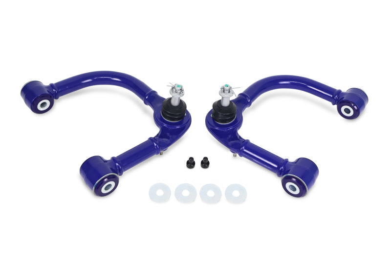 Superpro TRC6471 - SPRTRC6471 - SuperPro 05-23 Toyota Tacoma 4WD Front Upper Fixed Offset Control Arm Set - Shipped in Europe - Tuningsupply.com