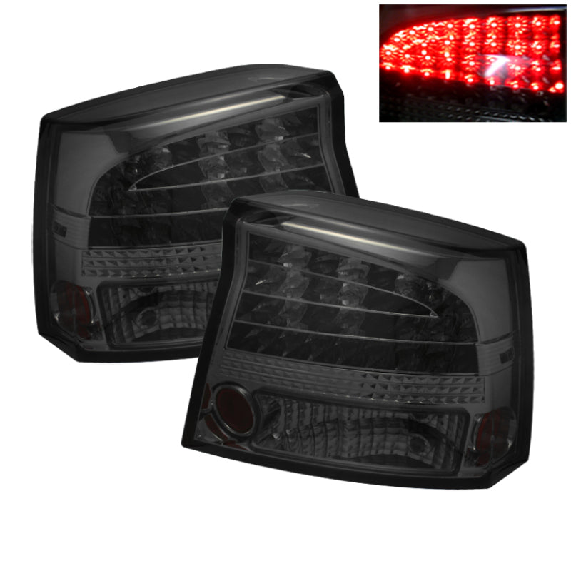 SPYDER 5002310 - SPY5002310 - Spyder Dodge Charger 06-08 LED Tail Lights Smoke ALT-YD-DCH05-LED-SM - Shipped in Europe - Tuningsupply.com