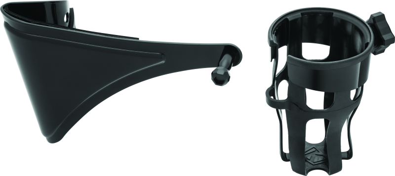 Kuryakyn 6487 - KUR6487 - Kuryakyn Reflex Drink Holder Right Side HD Touring Passenger Mount 14 and Up Gloss Black - Shipped in Europe - Tuningsupply.com