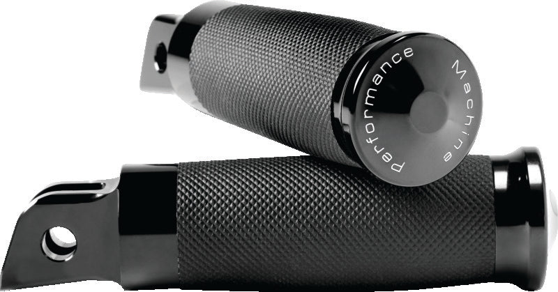Performance Machine 0035-1235M-B - PFM0035-1235M-B - Performance Machine Footpegs ContourRider - Black Ano - Shipped in Europe - Tuningsupply.com
