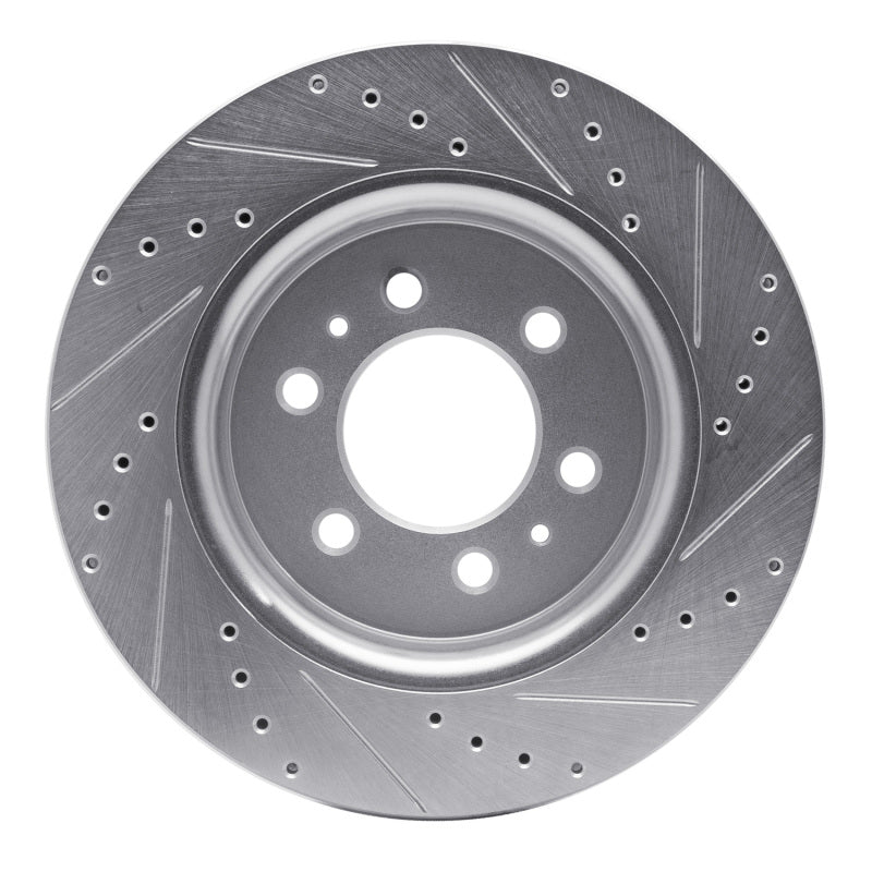 R1 Concepts 631-54204L - RNC631-54204L - R1 07-21 Ford Expedition Front Left Drilled & Slotted Silver Brake Rotor - Shipped in Europe - Tuningsupply.com