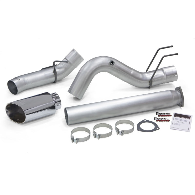 Banks Power - GBE49795 - Banks Power 2017 Ford 6.7L 5in Monster Exhaust System - Single Exhaust w/ Chrome Tip - Shipped in Europe - Tuningsupply.com