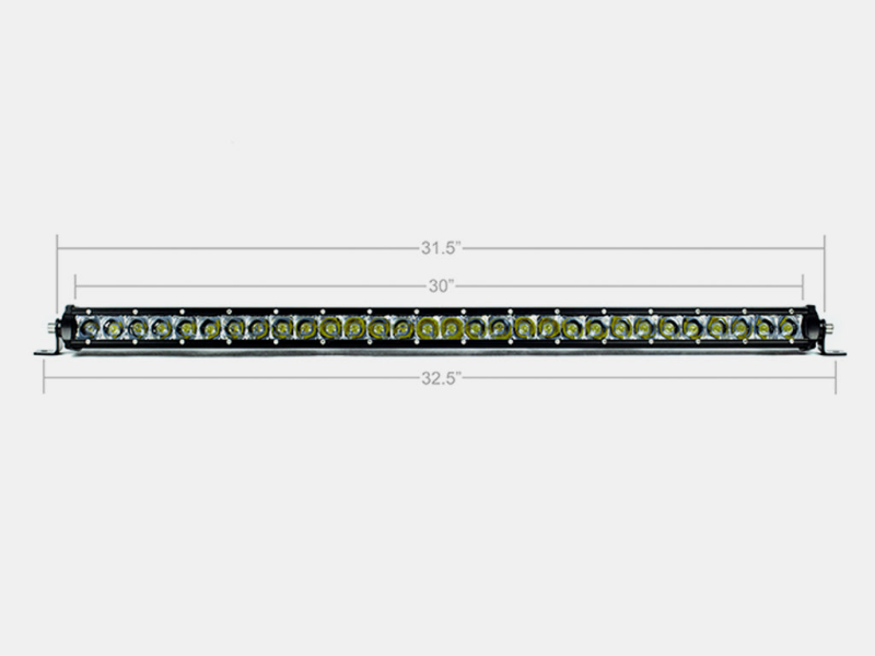 Cali Raised LED CR2310 - CALCR2310 - Cali Raised 32In Slim Single Row Led Bar Amber - Shipped in Europe - Tuningsupply.com