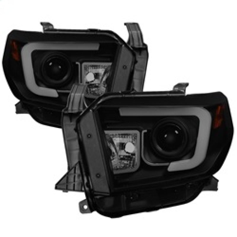 SPYDER 5080165 - SPY5080165 - Spyder Toyota Tundra 2014-2016 Projector Headlights Light Bar DRL Black Smoke PRO-YD-TTU14-DRL-BSM - Shipped in Europe - Tuningsupply.com