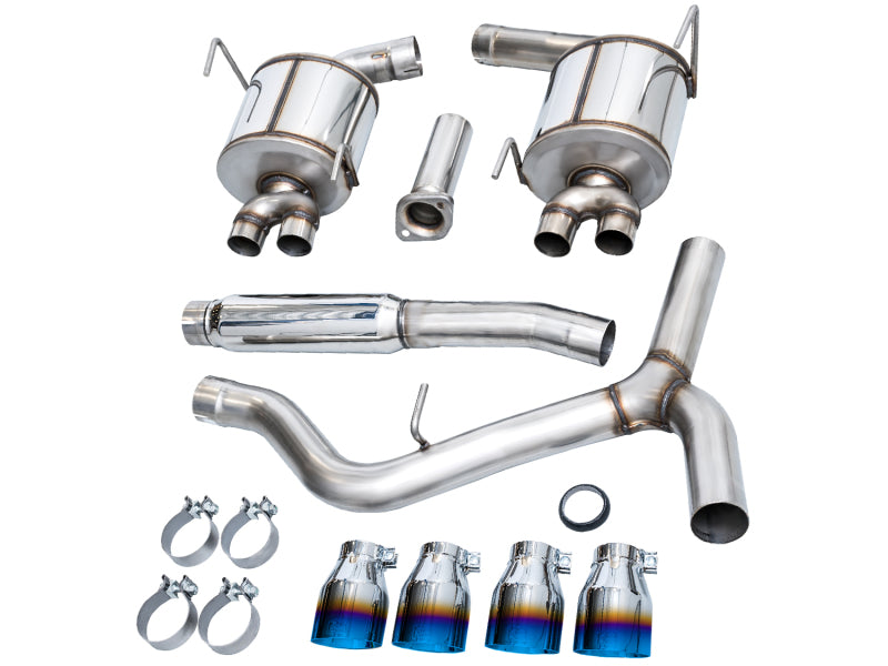 AWE Tuning 3015-49979 - AWE3015-49979 - AWE Tuning 22-26 Subaru WRX Touring Edition Exhaust - Vapor Blue Tips - Shipped in Europe - Tuningsupply.com