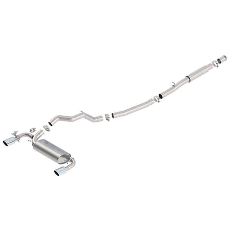 Ford Racing - FRPM-5200-FRS - Ford Racing 2016-2017 Focus RS Active Sport Cat-Back Exhaust System w/ Polished Tips - Shipped in Europe - Tuningsupply.com