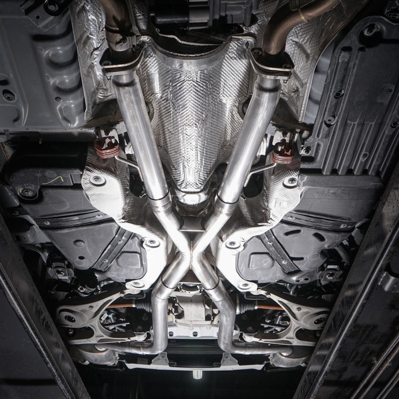 Stainless Works JPGC57CBL - SSWJPGC57CBL - Stainless Works 11-20 Jeep Grand Cherokee 5.7L 3in Legend Catback Exhaust w/X-Pipe (Uses OEM Tips) - Shipped in Europe - Tuningsupply.com