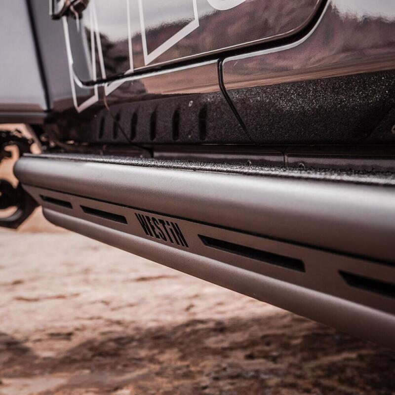 Westin 42-6025 - WES42-6025 - Westin/Snyper 2018+ Jeep Wrangler JL Unlimited 4DR Triple Tube Rock Rail Steps - Textured Black - Shipped in Europe - Tuningsupply.com