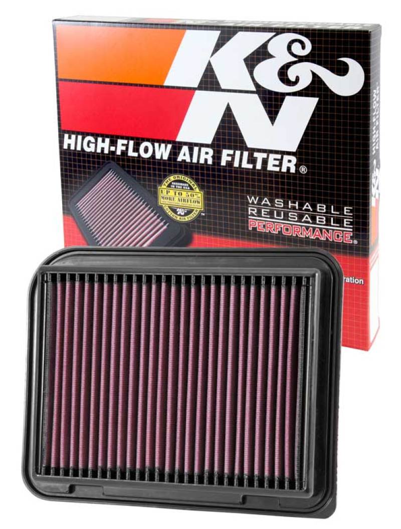 K&N Engineering 33-3015 - KNN33-3015 - K&N Replacement Panel Air Filter for Mitsubishi 12-15 Outlander/12-14 ASX/13-14 Lancer - Shipped in Europe - Tuningsupply.com