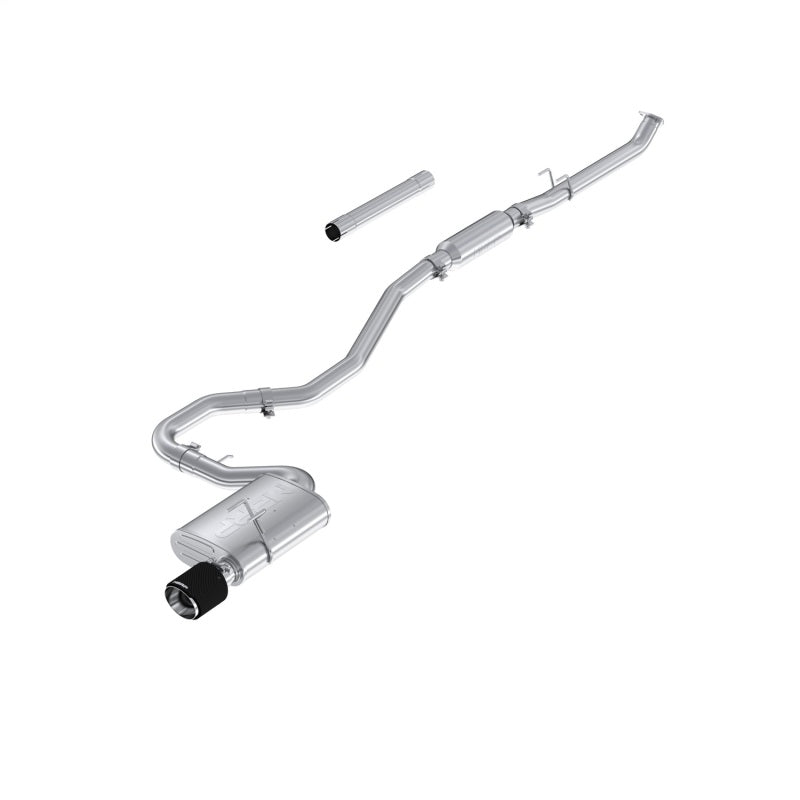 MBRP S49053CF - MBRPS49053CF - MBRP 22-26 Honda Civic Sedan Sport 2.0L T304SS 2.5in Cat-Back w/ Carbon Fiber Tip - Shipped in Europe - Tuningsupply.com