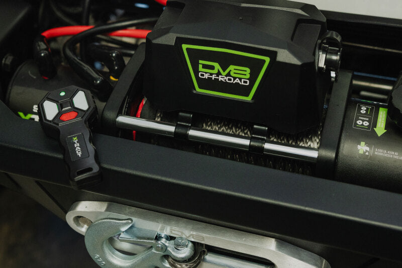 DV8 Offroad WB95K-SR - DVEWB95K-SR - DV8 Xtract 9.5k Synthetic Rope Winch - Shipped in Europe - Tuningsupply.com