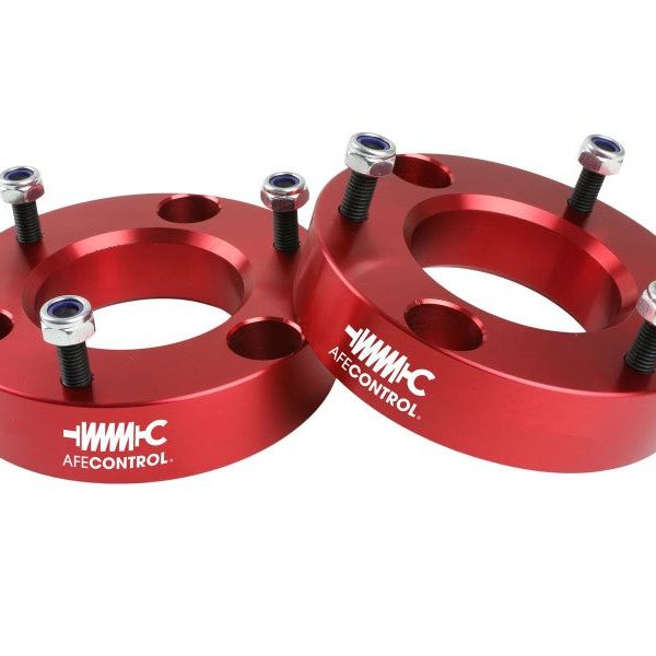 aFe 416-40T001-R - AFE416-40T001-R - aFe CONTROL 2.0 IN Leveling Kit 07-21 GM 1500 - Red - Shipped in Europe - Tuningsupply.com