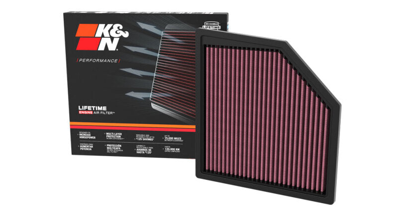 K&N Engineering 33-3180 - KNN33-3180 - K&N 22-25 BMW X1 High-Flow Engine Air Filter - Shipped in Europe - Tuningsupply.com