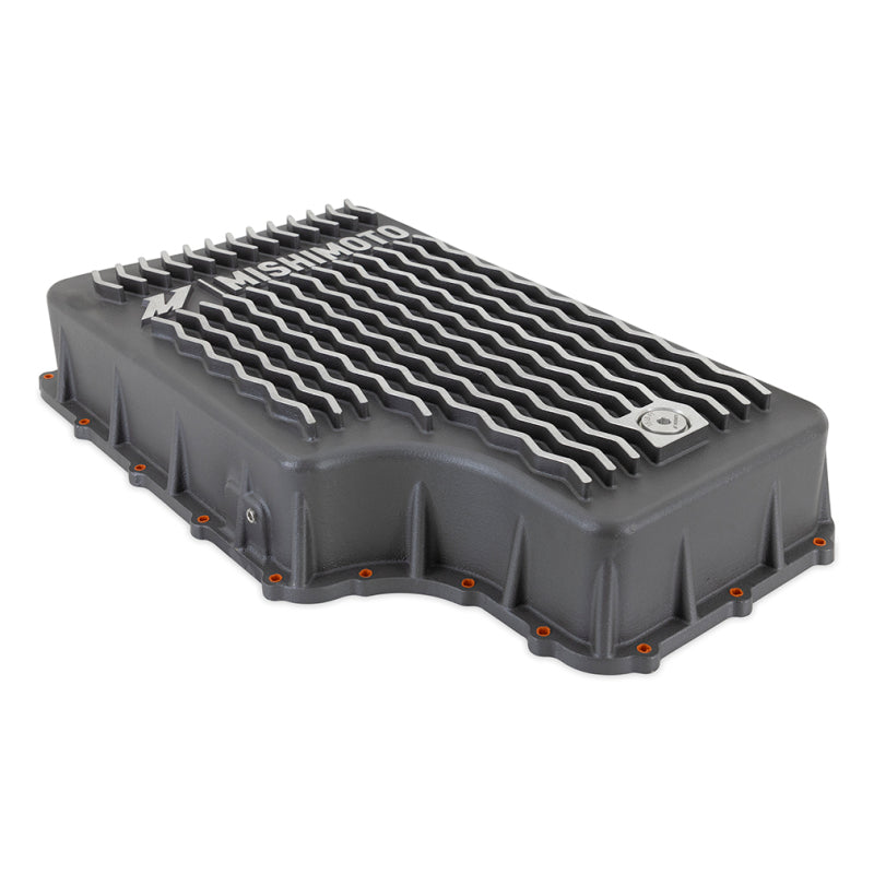 Mishimoto MMTP-F2D-11 - MISMMTP-F2D-11 - Mishimoto 2011+ Powerstroke 6R140 Transmission Pan - Cast - GR - Shipped in Europe - Tuningsupply.com