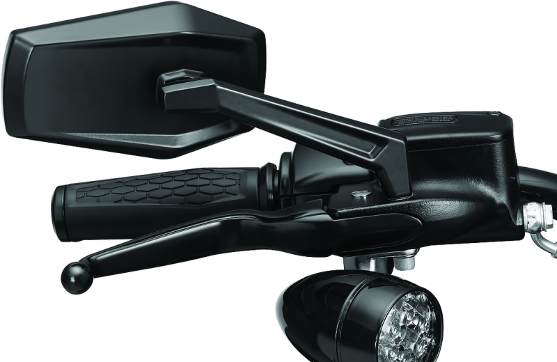 Kuryakyn 5919 - KUR5919 - Kuryakyn Hex Mirrors Satin Black - Shipped in Europe - Tuningsupply.com