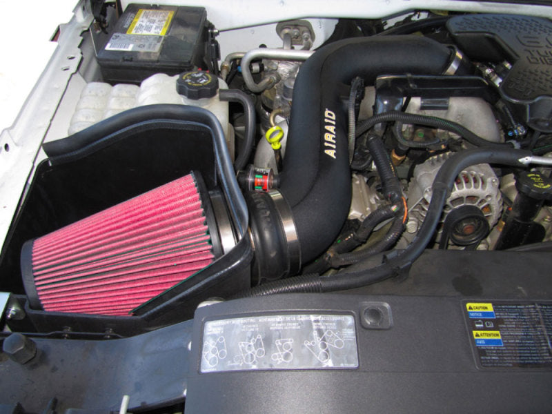 Airaid 200-229 - AIR200-229 - Airaid 04-05 GM 2500/3500 Pickup / 6.6L DSL MXP Intake System w/ Tube (Oiled / Red Media) - Shipped in Europe - Tuningsupply.com