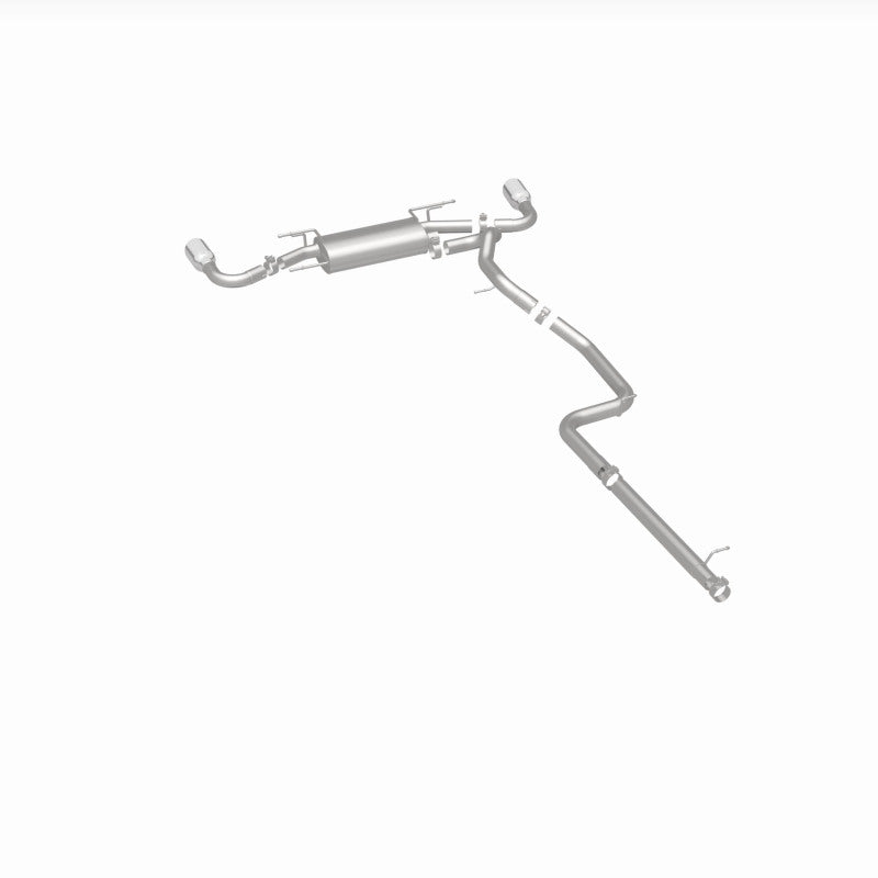 Magnaflow 15146 - MAG15146 - MagnaFlow 10-12 Mazda 3 L4 2.5L Hatchback Split Rear Exit Stainless Cat Back Performance Exhaust - Shipped in Europe - Tuningsupply.com