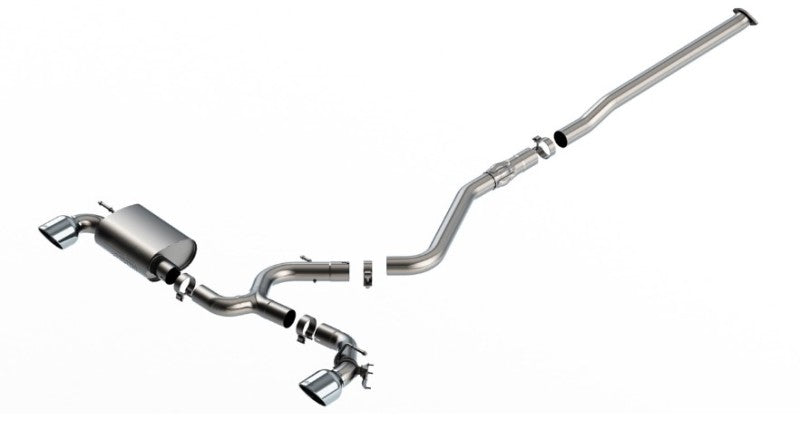 Borla 140926 - BOR140926 - Borla 22-23 Hyundai Kona N 2.0L 4 CYL. Turbo AT/MT ATAK Catback Exhaust Bright Chrome - Shipped in Europe - Tuningsupply.com