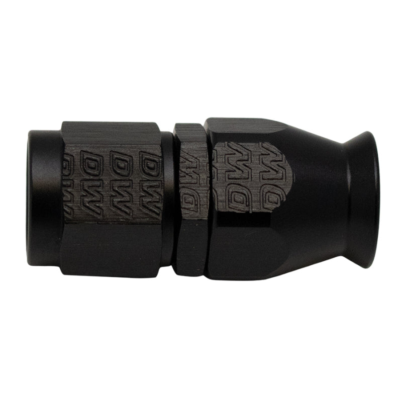 DeatschWerks 6-02-0850-B - DWK6-02-0850-B - DeatschWerks 6AN Female Swivel Straight Hose End PTFE (Incl 1 Olive Insert) - Anodized Matte Black - Shipped in Europe - Tuningsupply.com