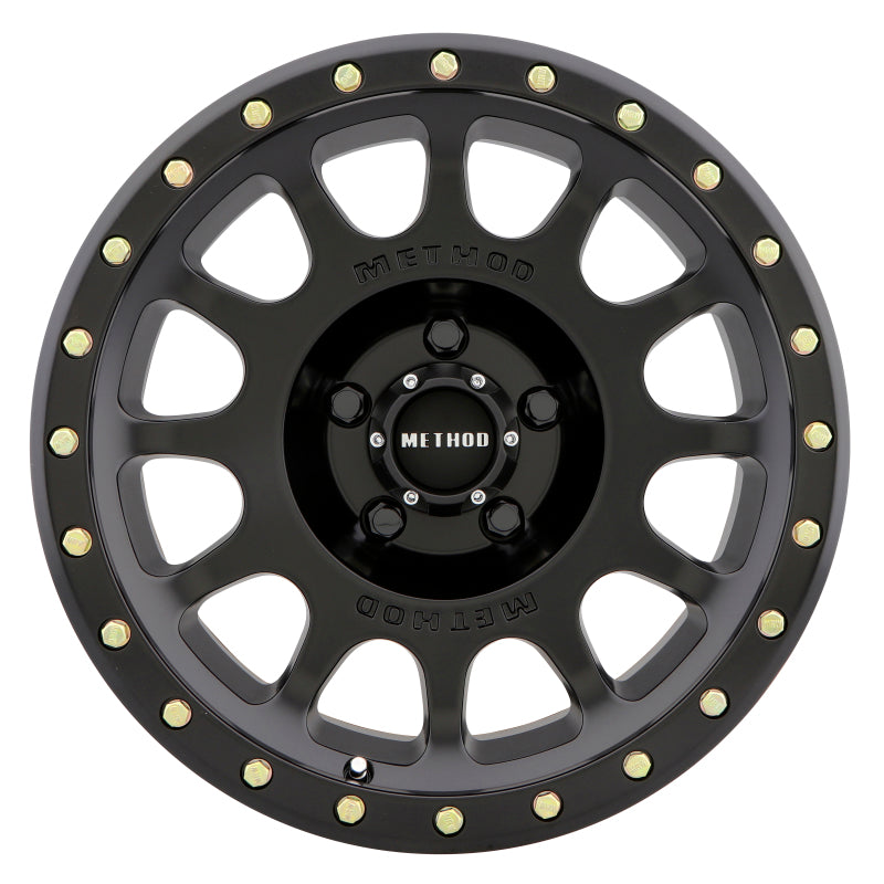 Method Wheels MR30578555500 - MRWMR30578555500 - Method MR305 NV 17x8.5 0mm Offset 5x5.5 108mm CB Matte Black Wheel - Shipped in Europe - Tuningsupply.com