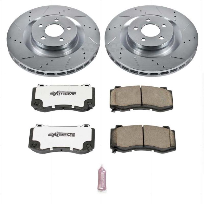 PowerStop K4695-26 - PSBK4695-26 - Power Stop 05-10 Chrysler 300 SRT8 Front Z26 Street Warrior Brake Kit - Shipped in Europe - Tuningsupply.com