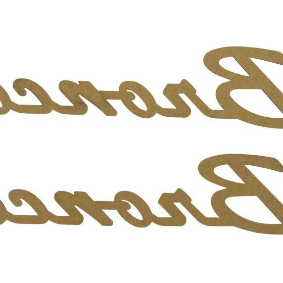 Ford Racing M-1447-BSMB - FRPM-1447-BSMB - Ford Racing 2021+ Bronco Classic Script Fender Badges - Matte Black (Pair) - Shipped in Europe - Tuningsupply.com