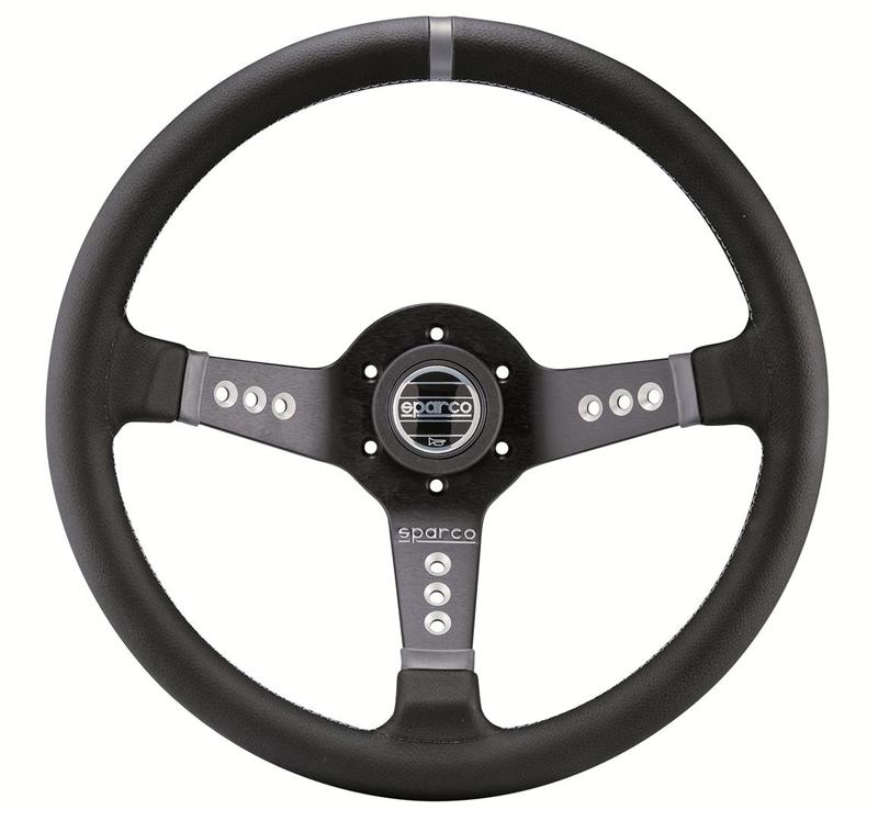 SPARCO 015L800SC - SPA015L800SC - Sparco Steering Wheel L777 Suede Black - Shipped in Europe - Tuningsupply.com