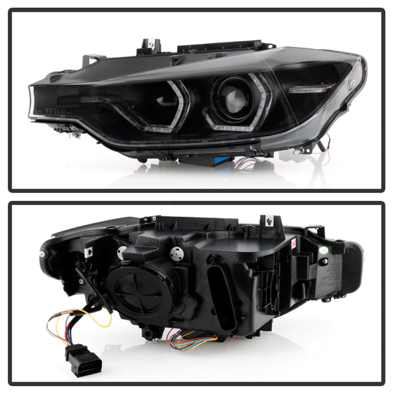 SPYDER 5086754 - SPY5086754 - Spyder 12-14 BMW F30 3 Series 4DR Projector Headlights - Black PRO-YD-BMWF3012-AFSHID-BK - Shipped in Europe - Tuningsupply.com
