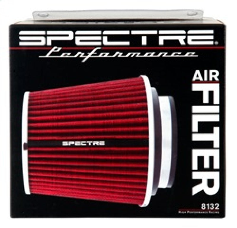 Spectre 8132 - SPE8132 - Spectre Adjustable Conical Air Filter 5-1/2in. Tall (Fits 3in. / 3-1/2in. / 4in. Tubes) - Red - Shipped in Europe - Tuningsupply.com