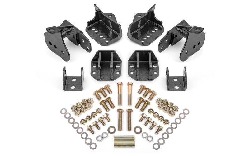 BMR Suspension CCK404H - BMRCCK404H - BMR 64-72 GM A-Body Rear Coilover Conversion Kit - Black Hammertone - Shipped in Europe - Tuningsupply.com