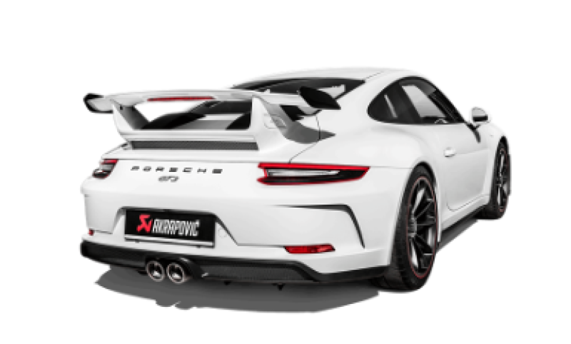 Akrapovic S-PO/TI/8 - AKRS-PO/TI/8 - Akrapovic 2018 Porsche 911 GT3 (991.2) Slip-On Race Line (Titanium) w/o Tail Pipe Set - Shipped in Europe - Tuningsupply.com
