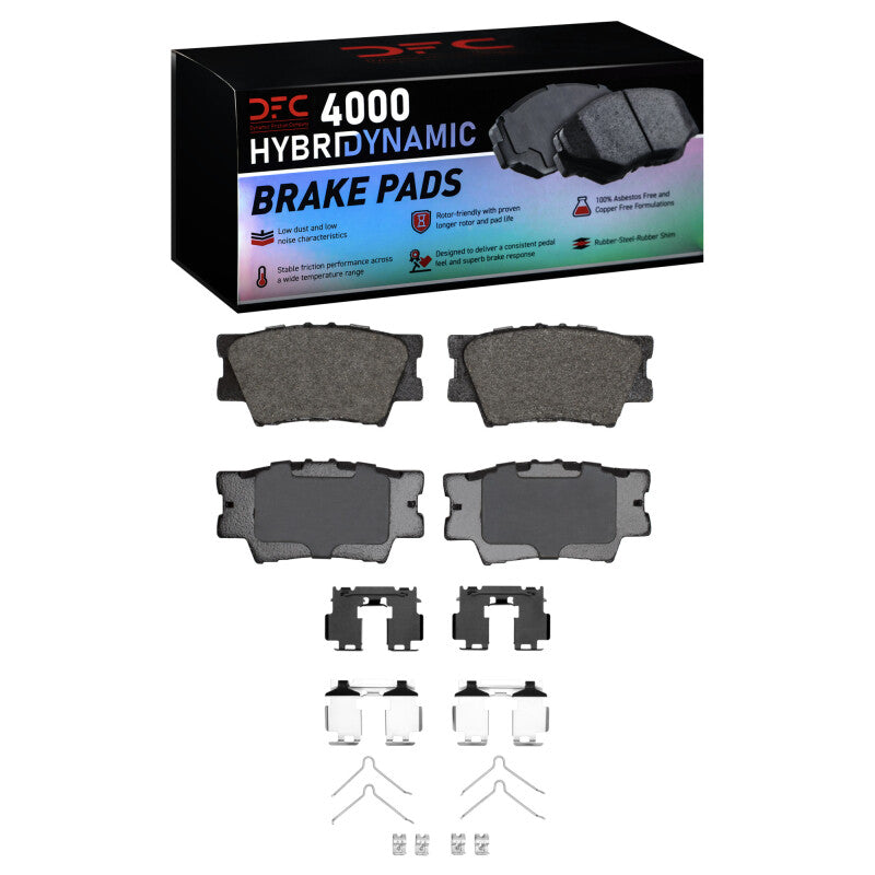 DFC 4000-1632-01 - DFC4000-1632-01 - DFC 06-18 Lexus HS250H Rear 4000 HybriDynamic Brake Pads and Hardware Kit - Shipped in Europe - Tuningsupply.com