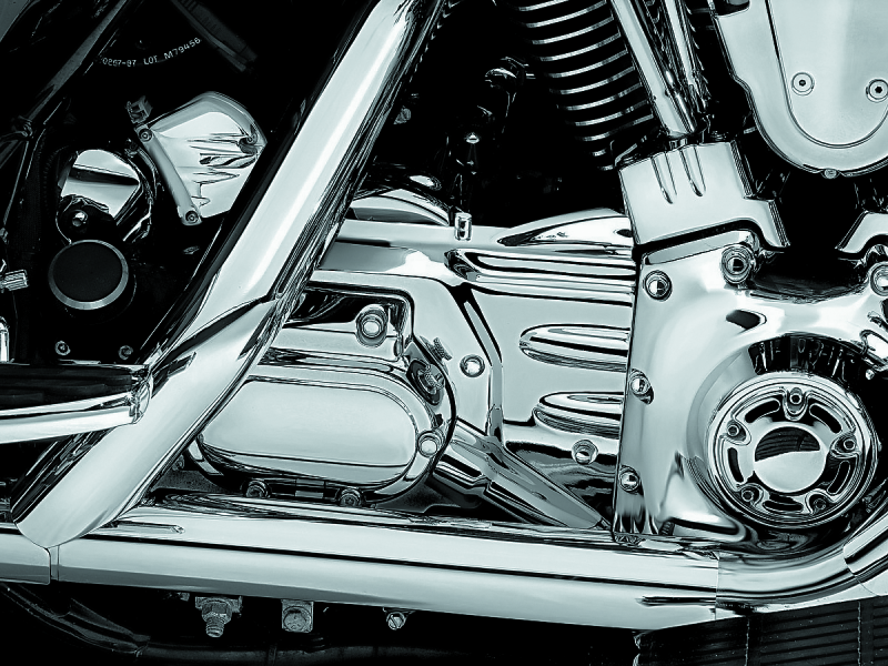 Kuryakyn 8201 - KUR8201 - Kuryakyn Transmission Cover 02-06 Touring Models Chrome - Shipped in Europe - Tuningsupply.com