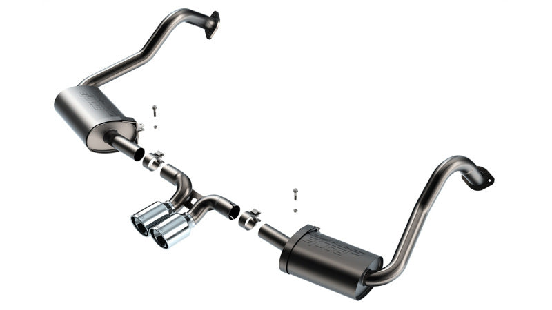 Borla 140817 - BOR140817 - Borla 17-22 Porsche Cayman/Boxster 718 2.0L 4 Cyl. AT/MT RWD 2DR 2.25in S-Type Exhaust - Shipped in Europe - Tuningsupply.com