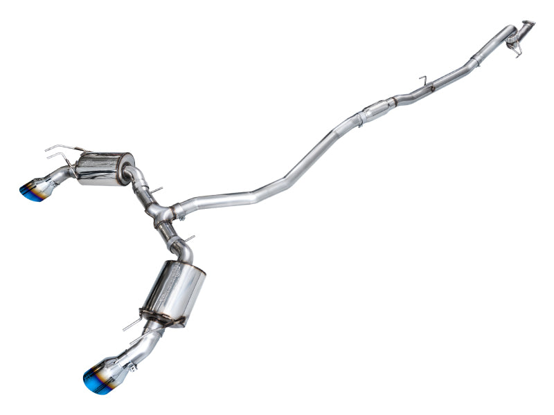 AWE Tuning 3015-39331 - AWE3015-39331 - AWE 22-26 Civic Si / Acura Integra Touring Edition Dual Vapor Blue Exhaust - Shipped in Europe - Tuningsupply.com