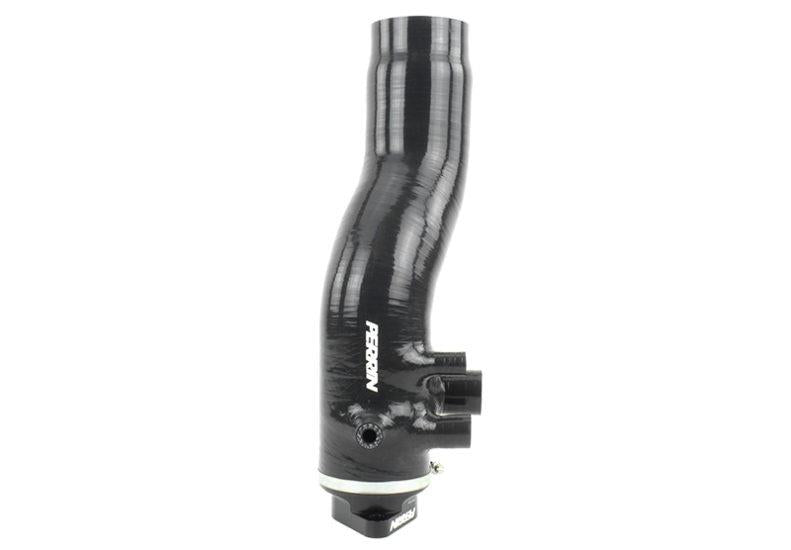 Perrin Performance PSP-INT-424BK - PERPSP-INT-424BK - PERRIN 15-21 Subaru WRX / 14-18 Forester XT Turbo Inlet Hose 3in. w/ Turbo Adapter Flange - Black - Shipped in Europe - Tuningsupply.com