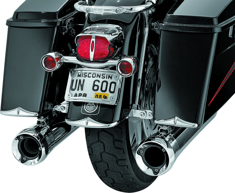 Kuryakyn 8640 - KUR8640 - Kuryakyn Rear Fender Or Saddlebag Accent Tips Chrome (Pair) - Shipped in Europe - Tuningsupply.com