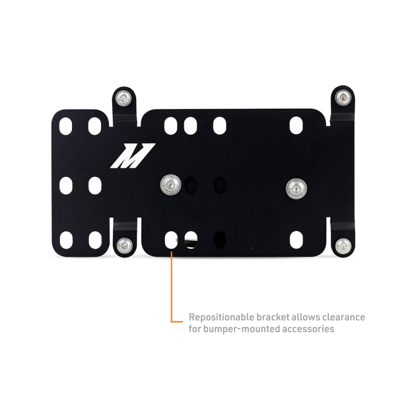 Mishimoto MMLP-F2D-11 - MISMMLP-F2D-11 - Mishimoto 2011+ Ford F-250/F-350 License Plate Relocation Bracket - Shipped in Europe - Tuningsupply.com