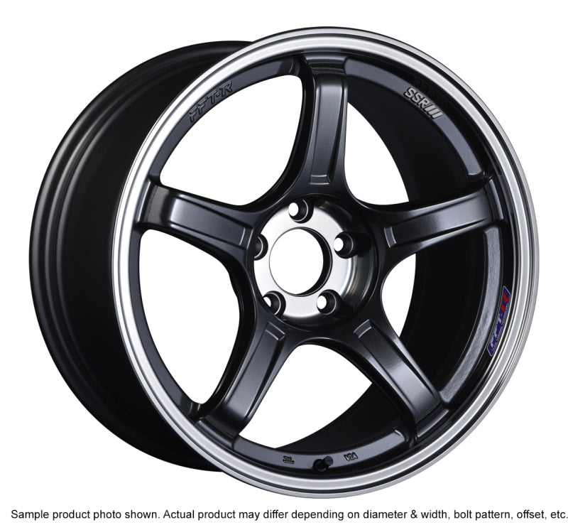 SSR XC18950+3805CGM - SSRXC18950+3805CGM - SSR GTX03 18x9.5 5x100 38mm Offset Black Graphite Wheel - Shipped in Europe - Tuningsupply.com